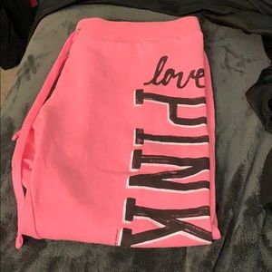Vs pink sweatpants